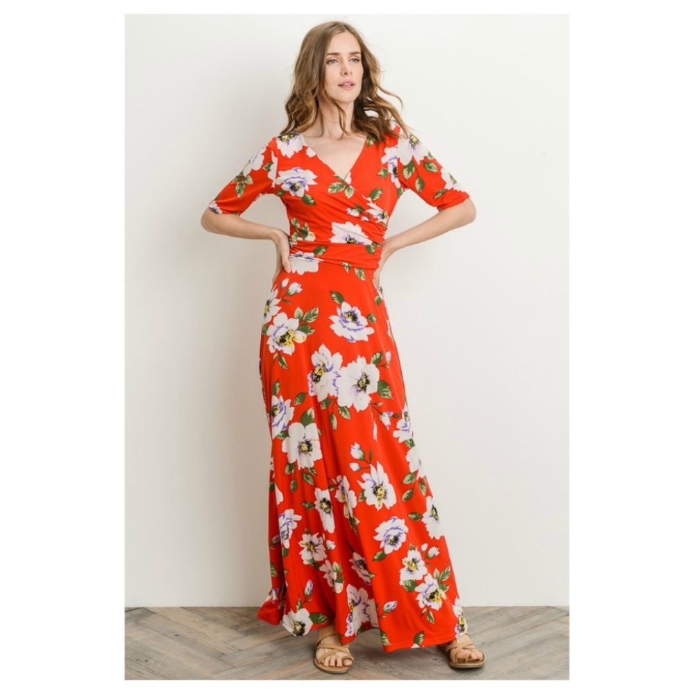 SUMMER FLOWER MAXI DRESS
